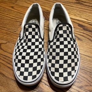 Vans checkered slip-ons Mens U.S. size 12